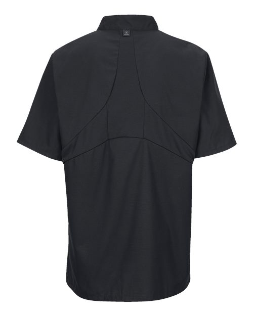 Chef Designs 045X Women's Mimix™ Short Sleeve Chef Coat with OilBlok