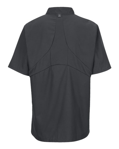 Chef Designs 045X Women's Mimix™ Short Sleeve Chef Coat with OilBlok