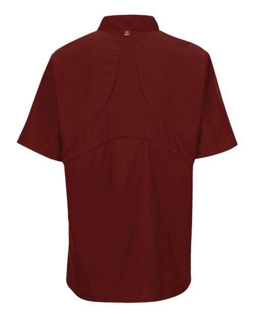 Chef Designs 045X Women's Mimix™ Short Sleeve Chef Coat with OilBlok