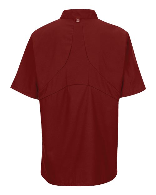 Chef Designs 046X Mimix™ Short Sleeve Chef Coat with OilBlok