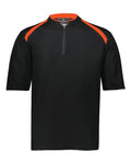 Holloway 229581 Men's Clubhouse Short Sleeve Quarter-Zip Pullover