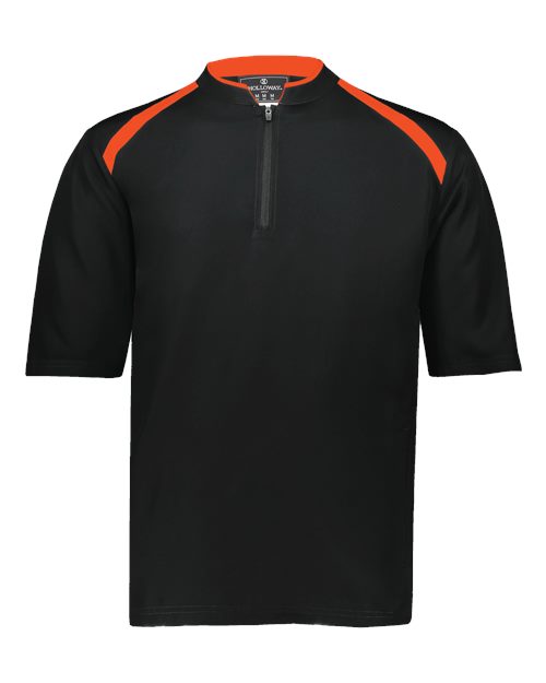 Holloway 229581 Men's Clubhouse Short Sleeve Quarter-Zip Pullover