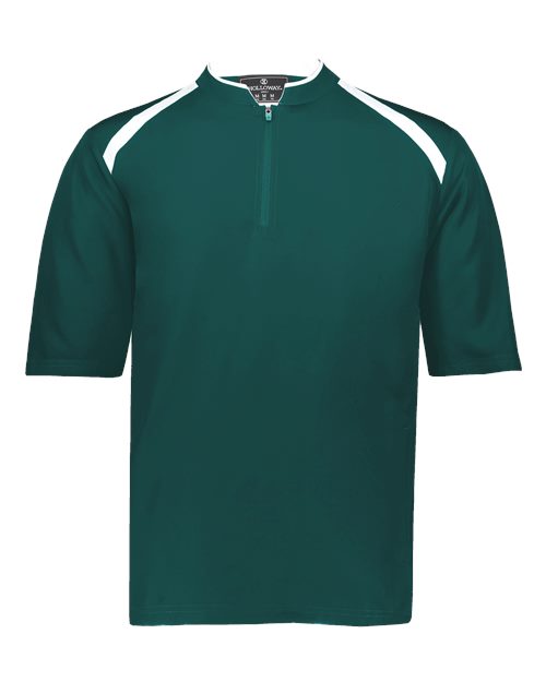 Holloway 229581 Men's Clubhouse Short Sleeve Quarter-Zip Pullover