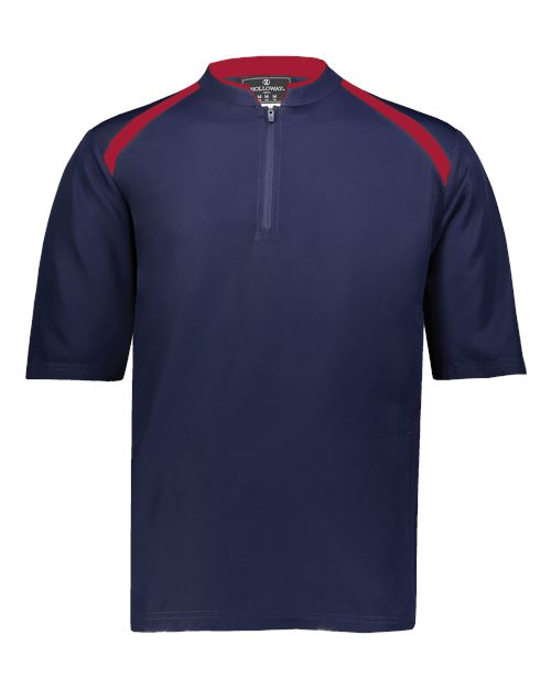 Holloway 229581 Men's Clubhouse Short Sleeve Quarter-Zip Pullover