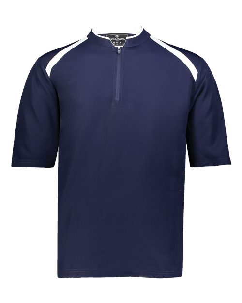 Holloway 229581 Men's Clubhouse Short Sleeve Quarter-Zip Pullover