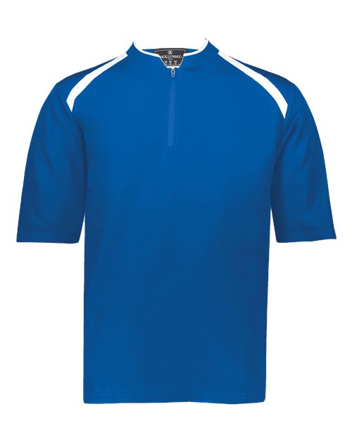 Holloway 229581 Men's Clubhouse Short Sleeve Quarter-Zip Pullover