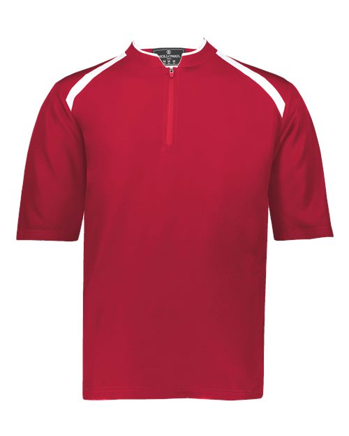 Holloway 229581 Men's Clubhouse Short Sleeve Quarter-Zip Pullover