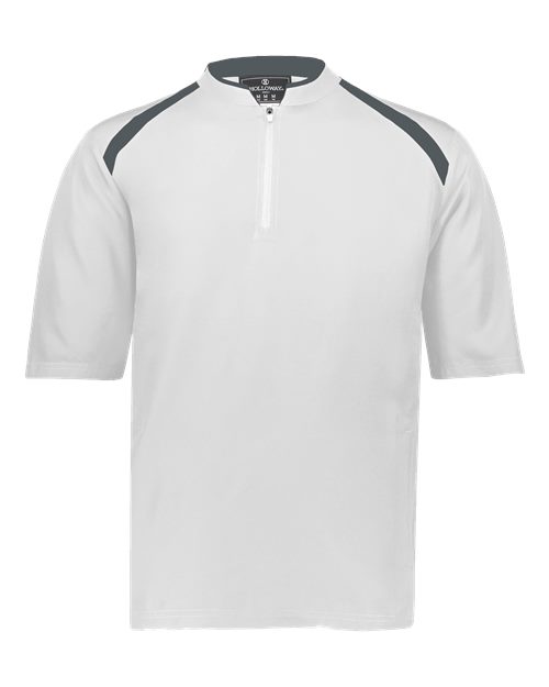 Holloway 229581 Men's Clubhouse Short Sleeve Quarter-Zip Pullover