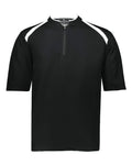 Holloway 229681 Youth Clubhouse Short Sleeve Quarter-Zip Pullover