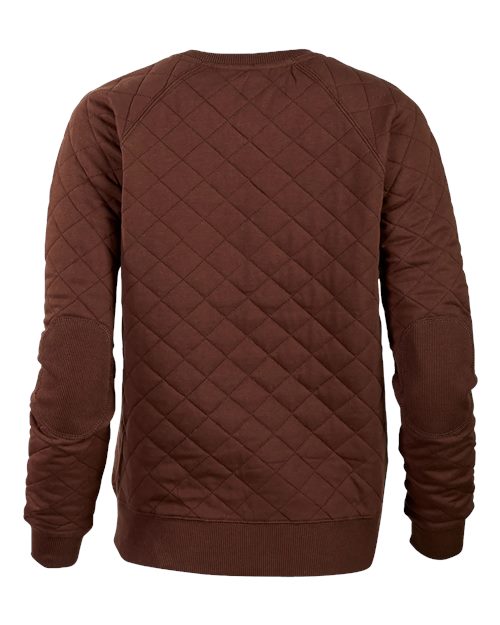 Boxercraft R08 Women's Quilted Crewneck Pullover