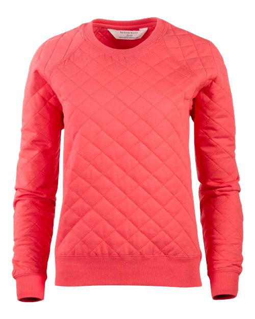 Boxercraft R08 Women's Quilted Crewneck Pullover