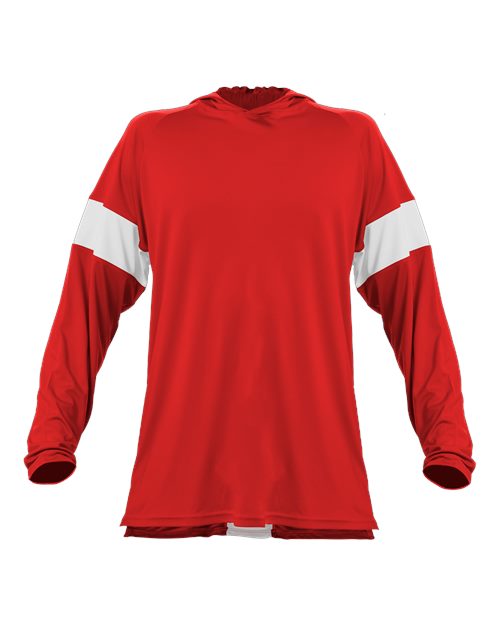 Alleson Athletic 545LSA Unisex Contender Hooded Long Sleeve T-Shirt