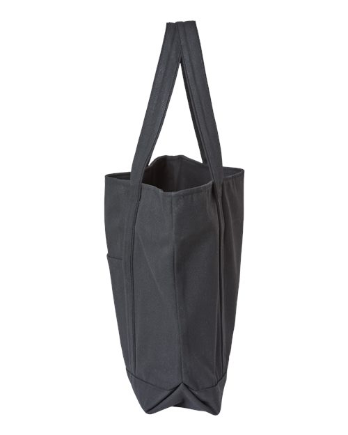 Liberty Bags 8873 XL Zippered Cotton Canvas Resort Tote