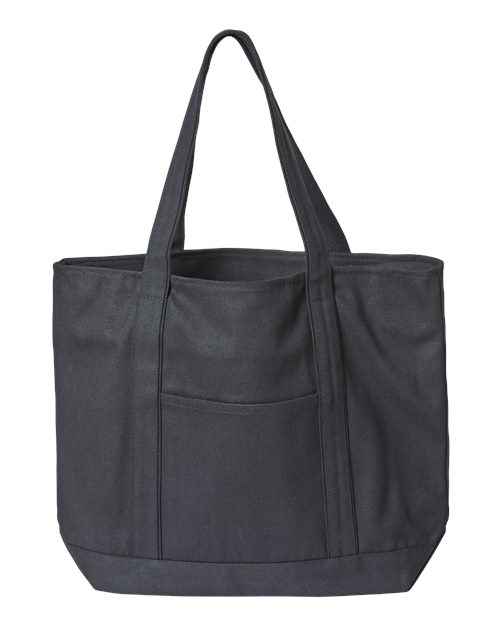 Liberty Bags 8873 XL Zippered Cotton Canvas Resort Tote