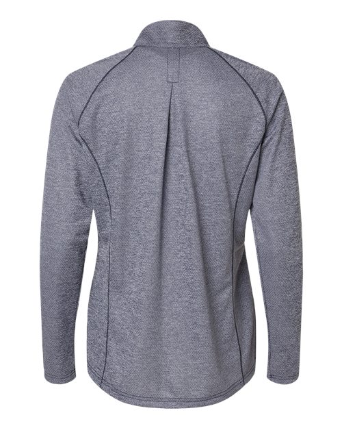 Adidas A594 Women's Space Dyed Quarter-Zip Pullover