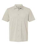 Adidas A595 Men's Full Button Down Short Sleeve Shirt