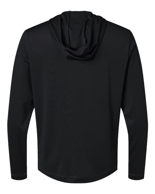 Adidas A596 Men's Lightweight Quarter-Zip Hooded Pullover