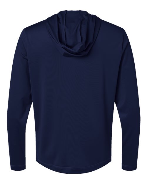 Adidas A596 Men's Lightweight Quarter-Zip Hooded Pullover