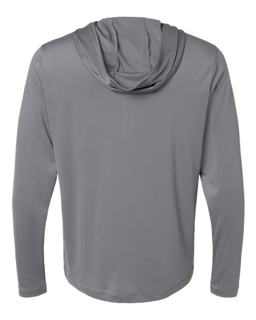 Adidas A596 Men's Lightweight Quarter-Zip Hooded Pullover