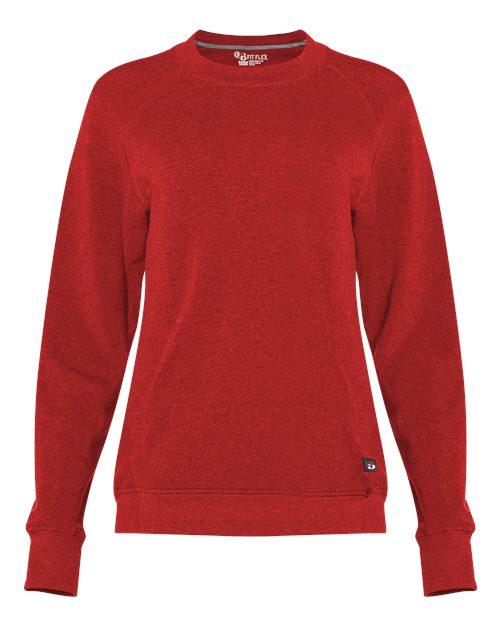 Badger 1041 Women's FitFlex French Terry Crewneck Sweatshirt