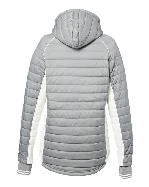 Nautica N17187 Women's Nautical Mile Hooded Puffer Jacket