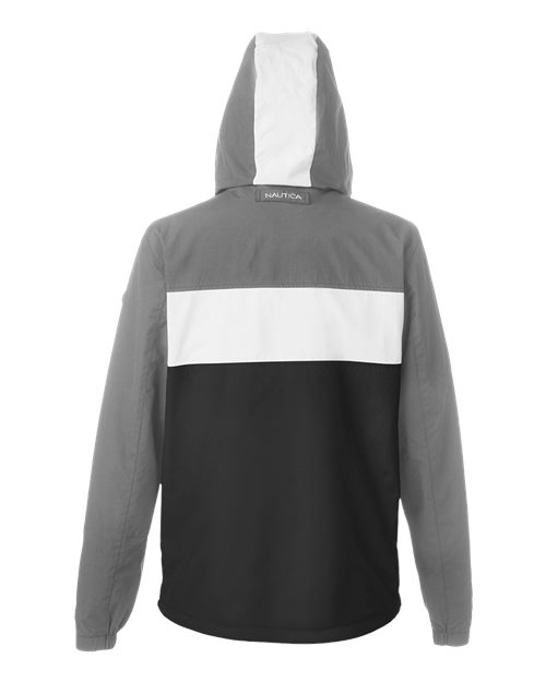 Nautica N17174 Unisex Windward Anorak Hooded Quarter-Zip Jacket