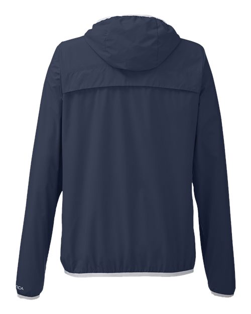 Nautica N17927 Women's Stillwater Hooded Windbreaker