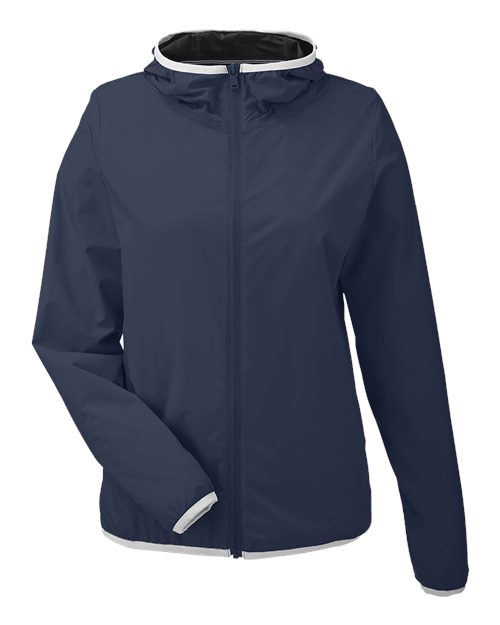 Nautica N17927 Women's Stillwater Hooded Windbreaker