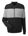 Nautica N17928 Unisex Anchor Fleece Colorblocked Bomber Jacket