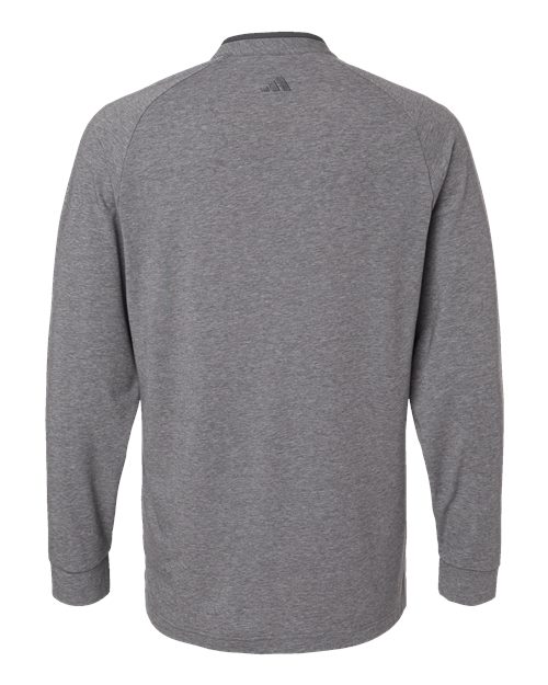 Adidas A597 Men's Henley Long Sleeve T-Shirt