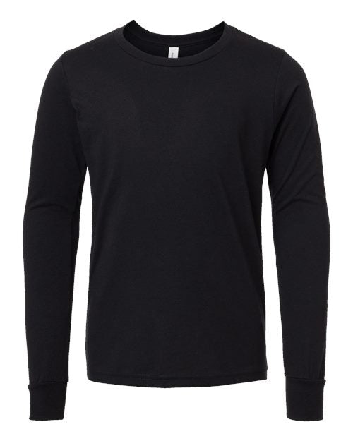 BELLA + CANVAS 3501YCVC Youth Heather CVC Long Sleeve Tee