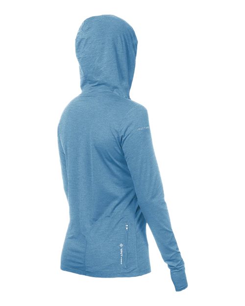 ANETIK WSBRZH0 Women's Breeze Tech Hooded Long Sleeve T-Shirt