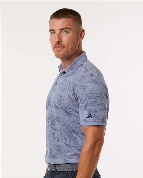 Adidas A2005 Men's Ultimate365 Textured Stripe Polo