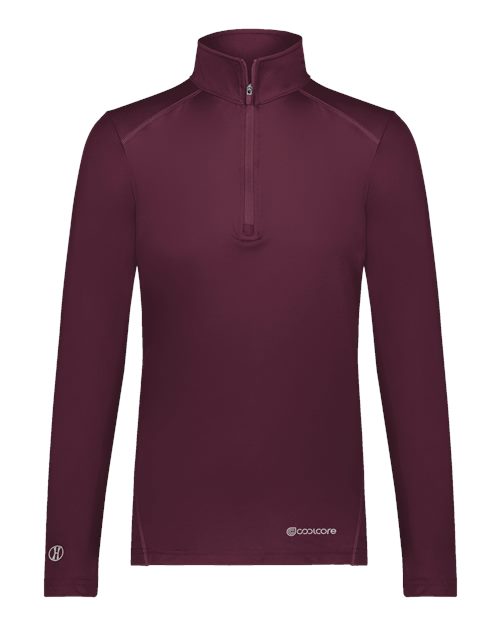 Holloway 222340 Women's CoolCore® Quarter-Zip Pullover