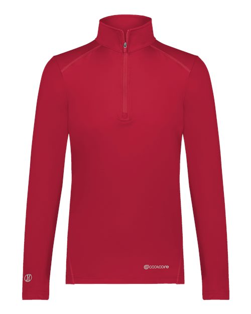 Holloway 222340 Women's CoolCore® Quarter-Zip Pullover