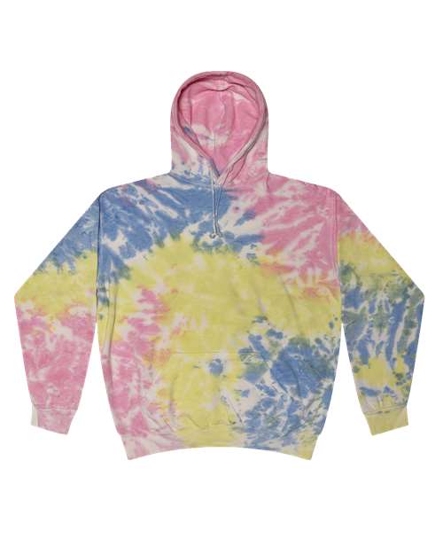Colortone 8777 Unisex Tie-Dyed Hooded Sweatshirt
