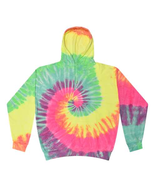 Colortone 8777Y Youth Tie-Dyed Hooded Sweatshirt