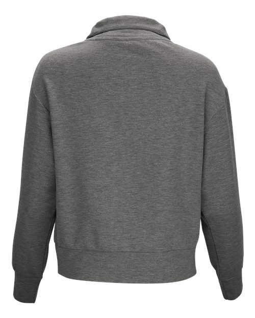 Boxercraft BW5205 Women's Dream Crop Fleece Quarter-Zip