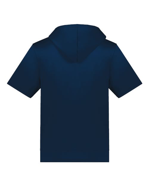Augusta Sportswear 6871 Unisex Fleece Short Sleeve Hooded Pullover