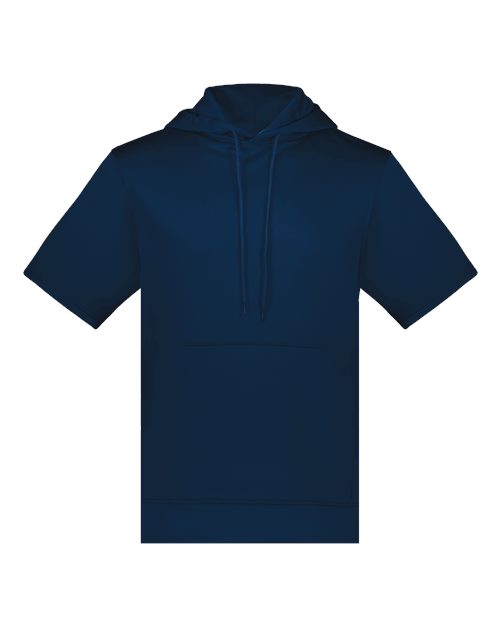 Augusta Sportswear 6871 Unisex Fleece Short Sleeve Hooded Pullover