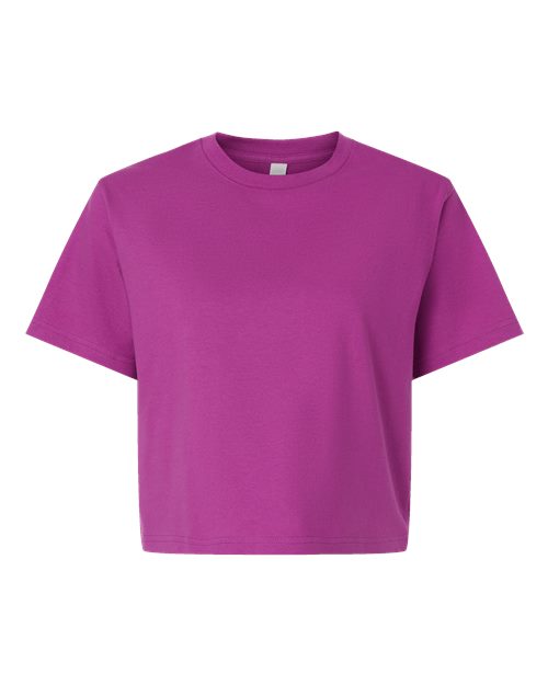 American Apparel 102 Women's Fine Jersey Mid-Length Boxy Tee