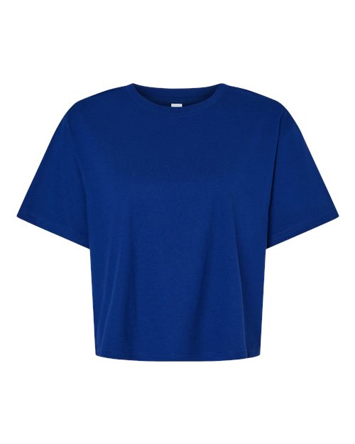 American Apparel 102 Women's Fine Jersey Mid-Length Boxy Tee