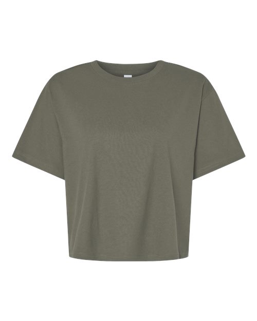 American Apparel 102 Women's Fine Jersey Mid-Length Boxy Tee