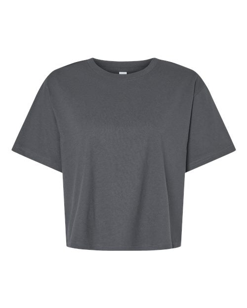 American Apparel 102 Women's Fine Jersey Mid-Length Boxy Tee