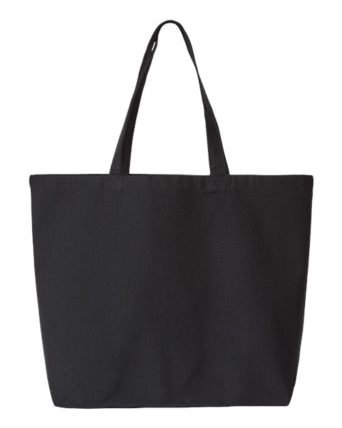 OAD OAD108R Jumbo Recycled Midweight Gusseted Canvas Tote