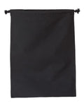 OAD OAD119R Double Cinch Recycled Canvas Shoe and Accessory Bag