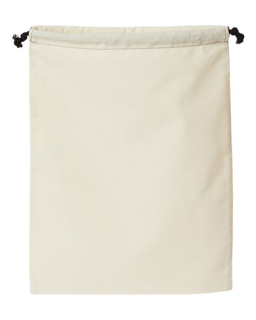 OAD OAD119R Double Cinch Recycled Canvas Shoe and Accessory Bag