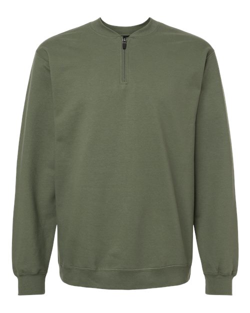 Gildan SF008 Unisex Softstyle® Midweight Quarter-Zip Sweatshirt