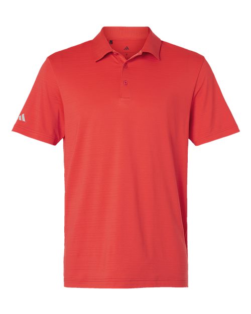 Adidas A704 Men's Textured Stripe Polo