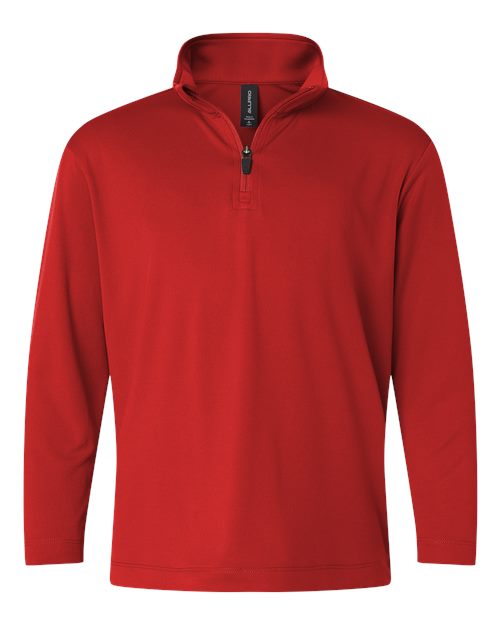 AllPro 41870Y Youth Pro-Lock Performance Quarter-Zip Pullover